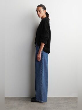 COS Wide Leg Flated Denim Jeans